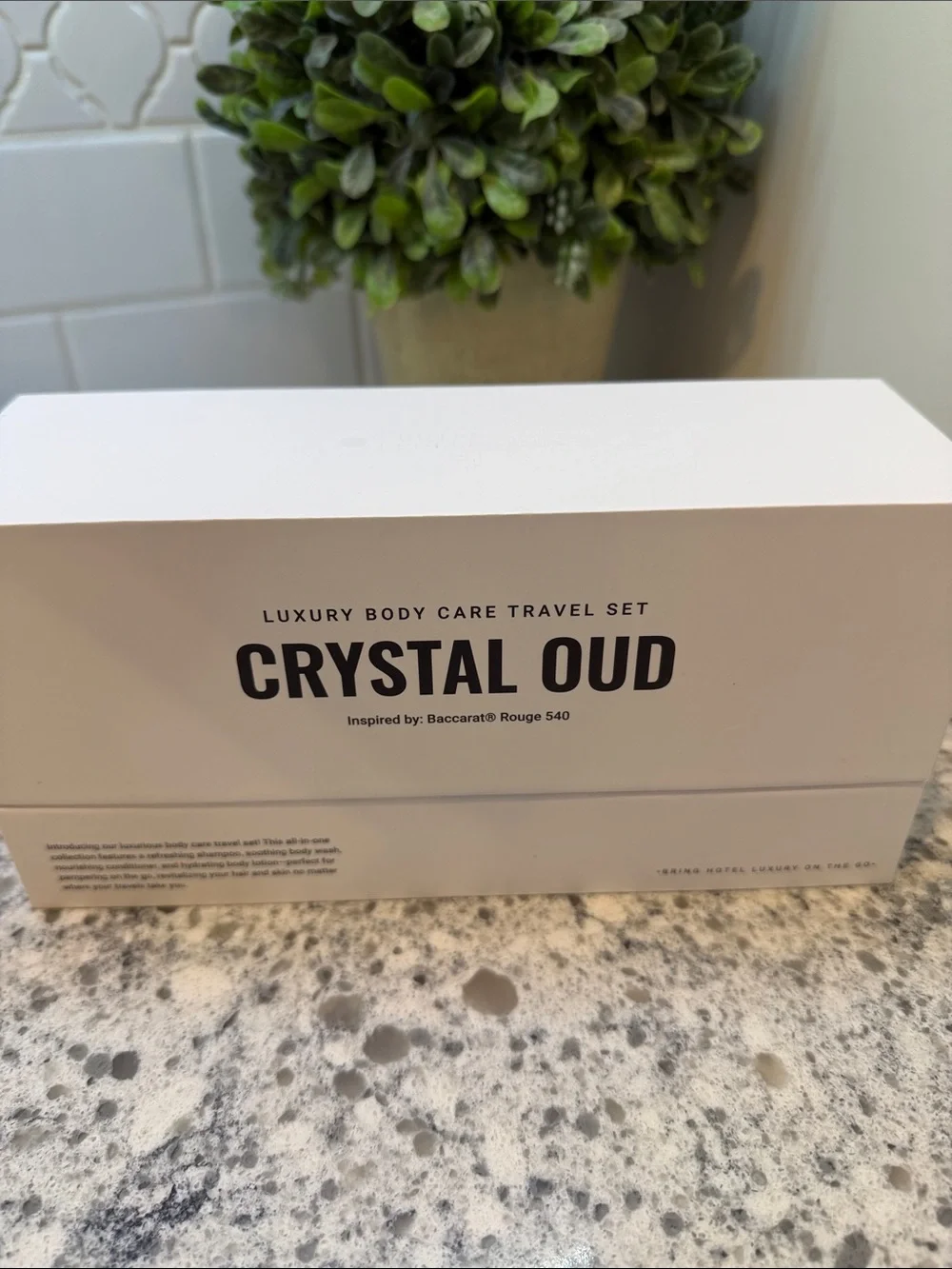 Hotel Collection Luxury Bath & Body Travel Set -Crystal Oud